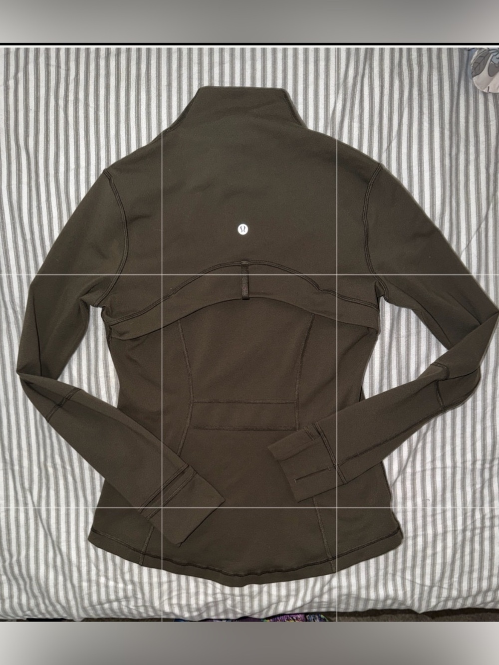 Lululemon Athletica Women’s Luon Define  Jacket Dark Olive First Release size 8